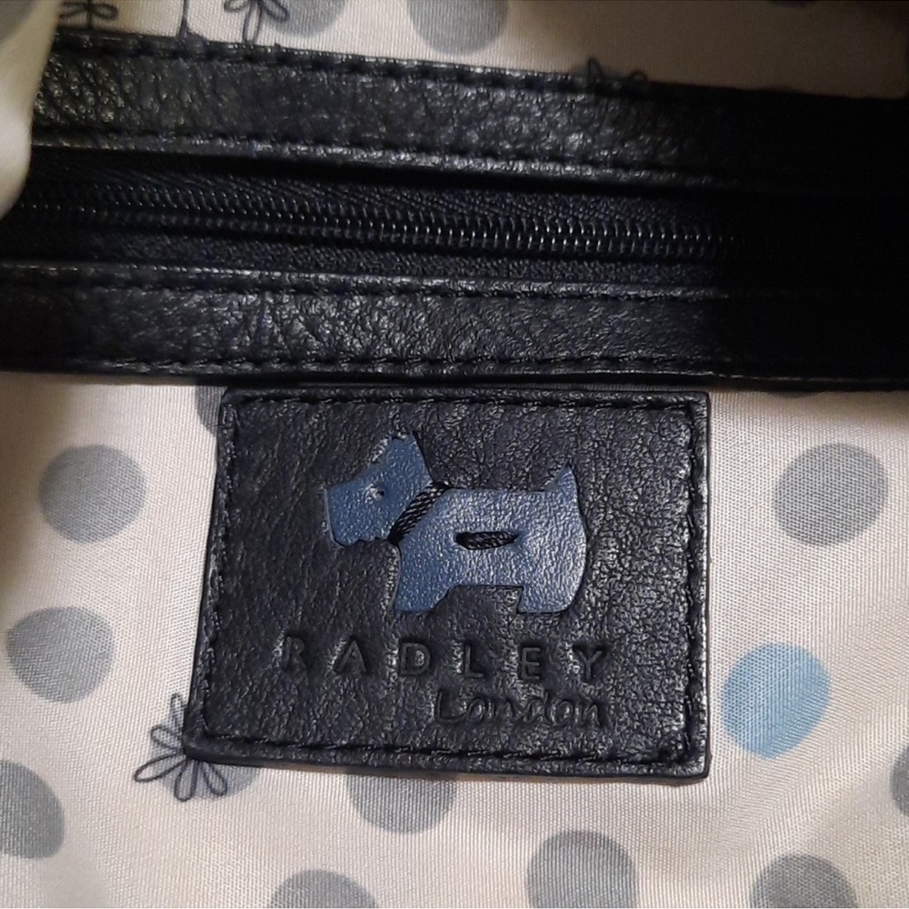🩷RADLEY LONDON Black Leather Hobo Bag - Picture 4 of 14
